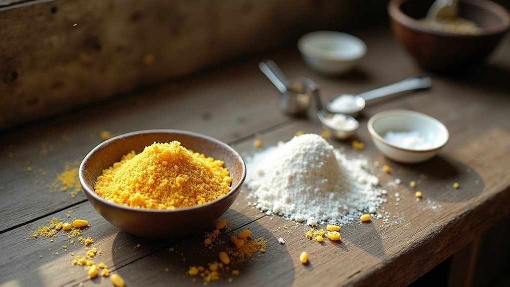 cornmeal and plaster bait
