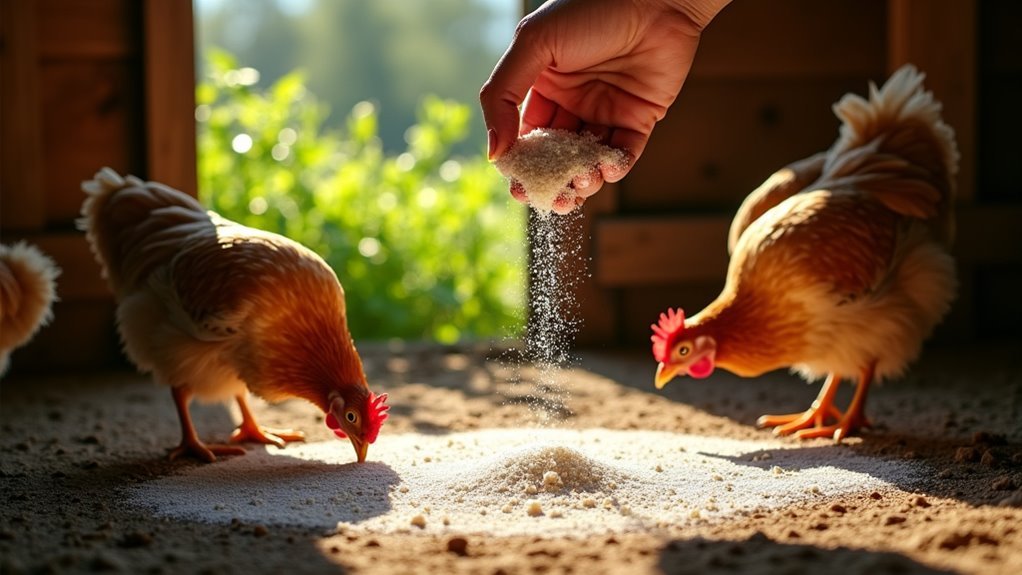 Applying Diatomaceous Earth for Chicken Coop Protection