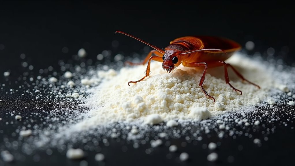 diatomaceous earth kills roaches