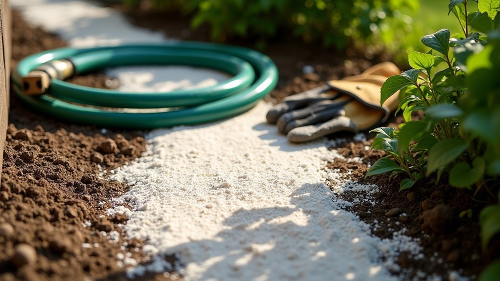 diatomaceous earth spider barrier