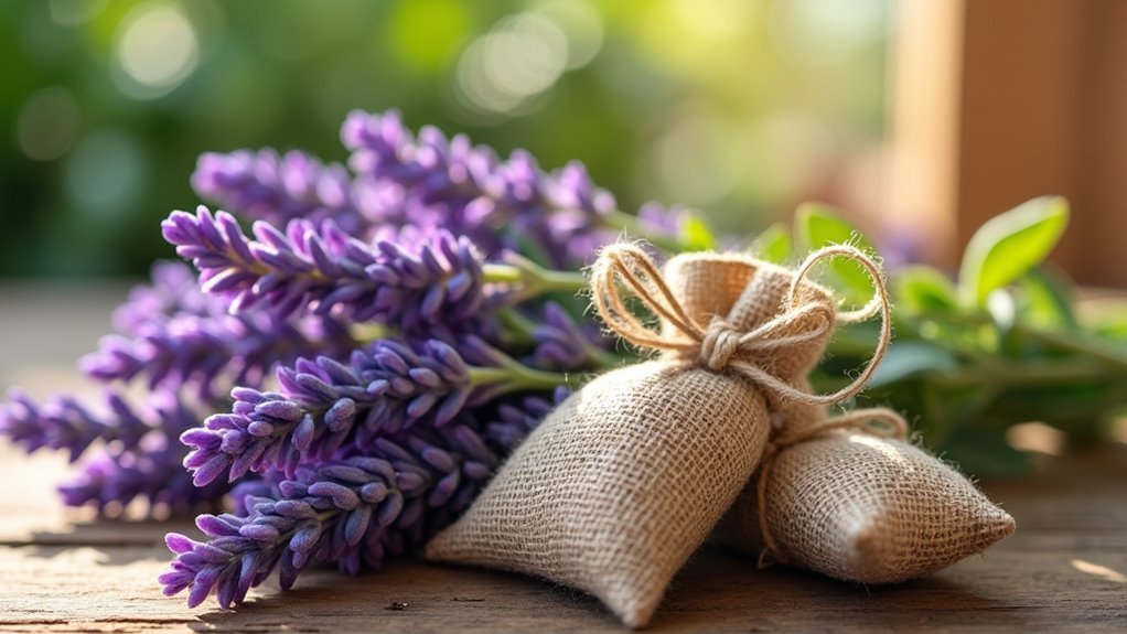 diy lavender fly sachets