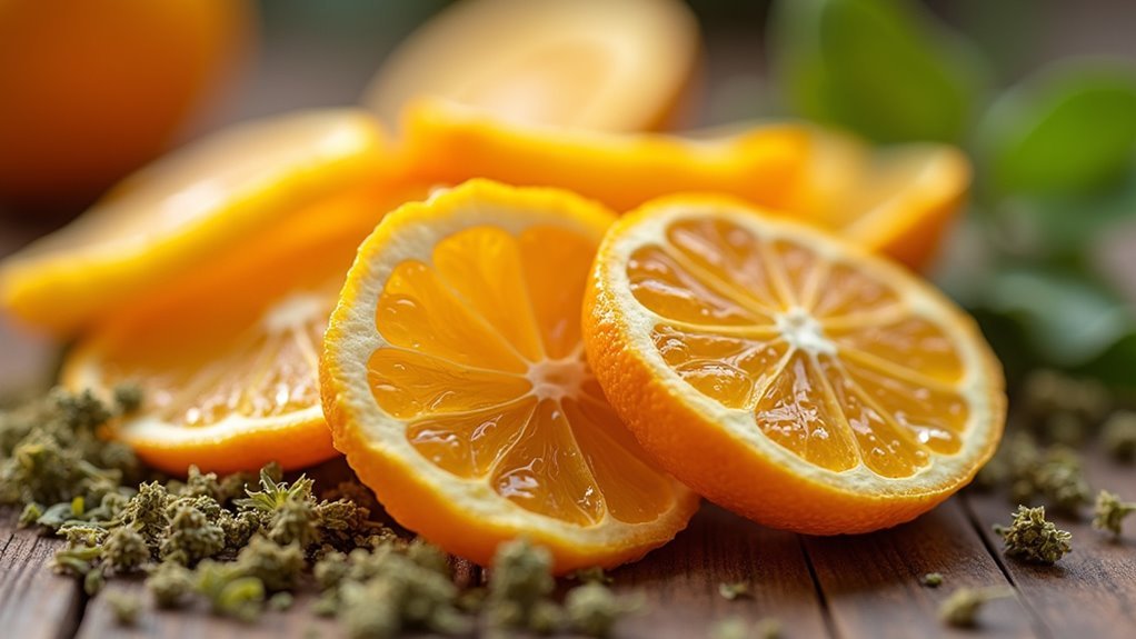 dried citrus peels effectiveness