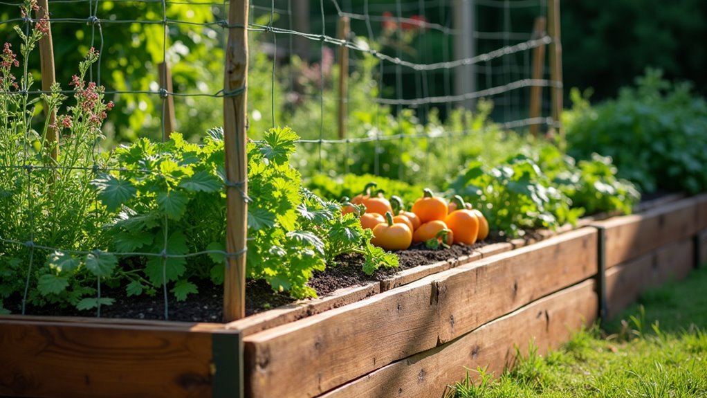 elevated garden protection system