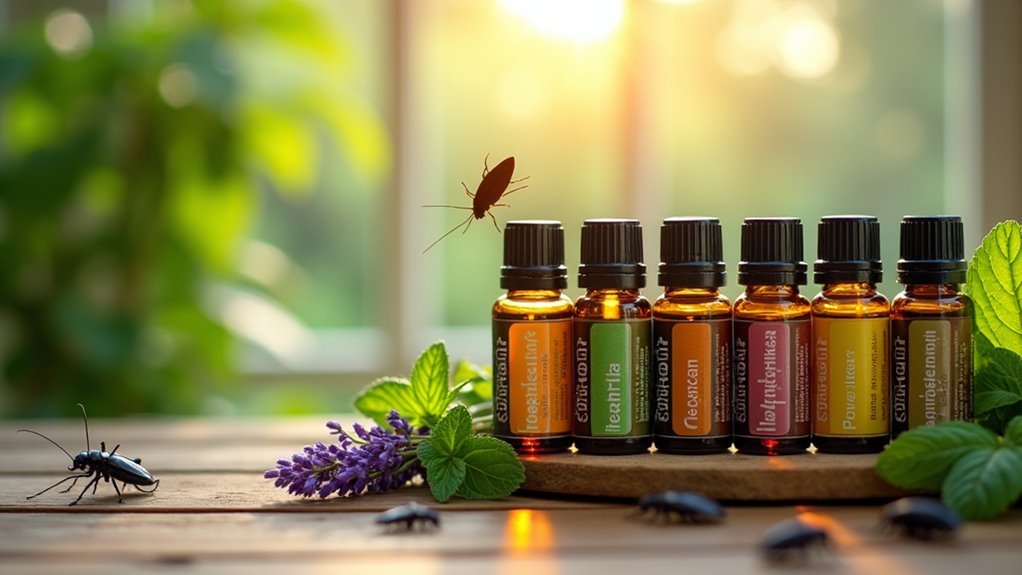essential oils repel cockroaches