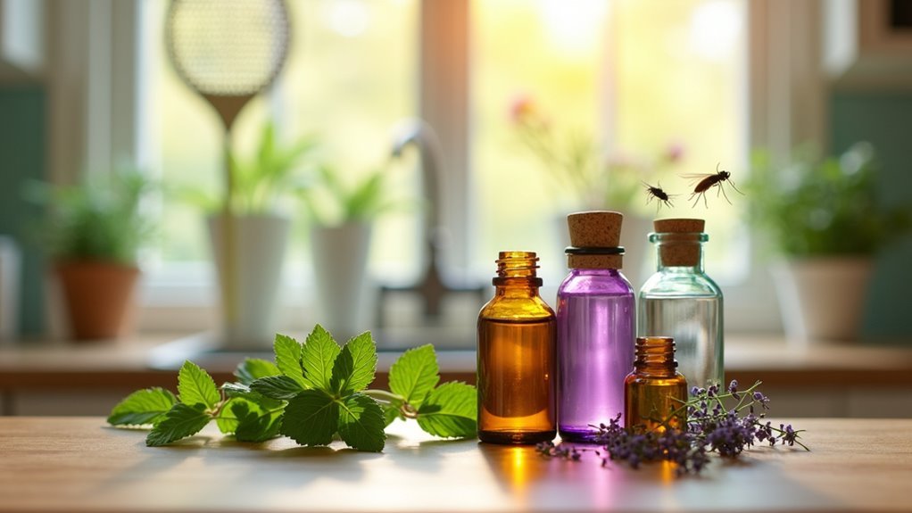 essential oils repel flies