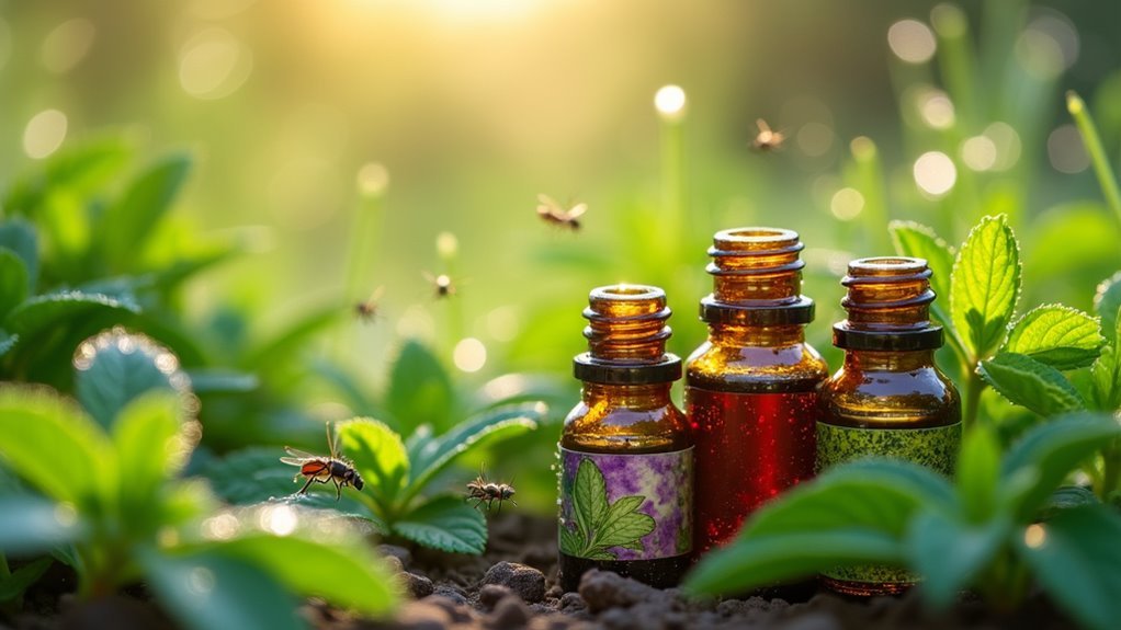 essential oils repel pests