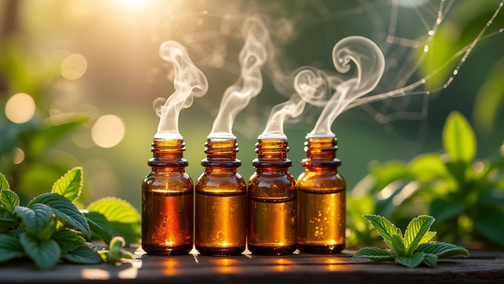 essential oils repel spiders