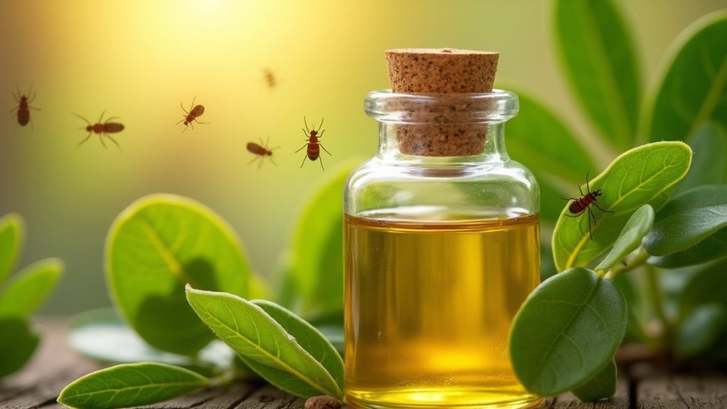 eucalyptus oil repels fleas