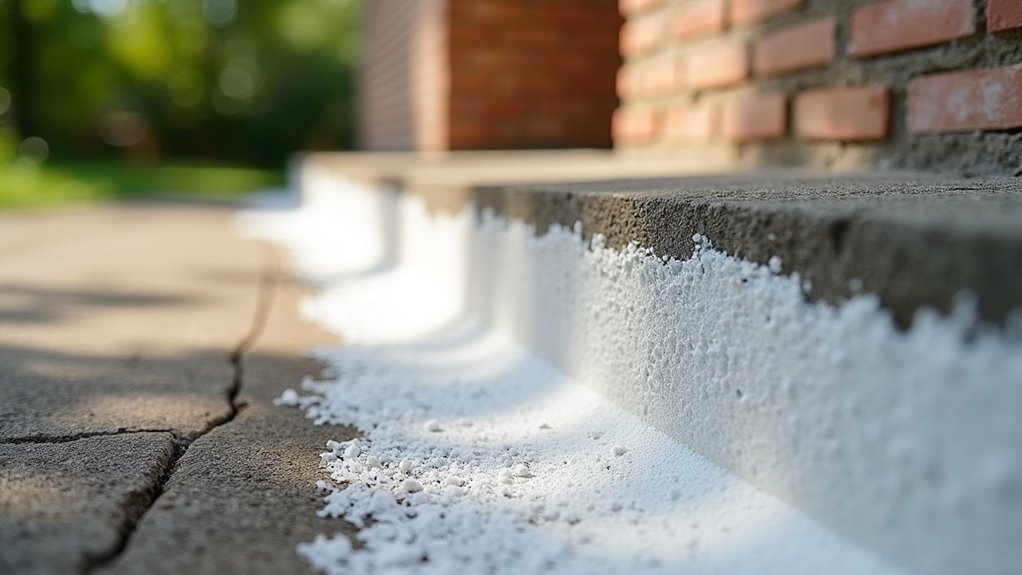 expanding foam seals gaps
