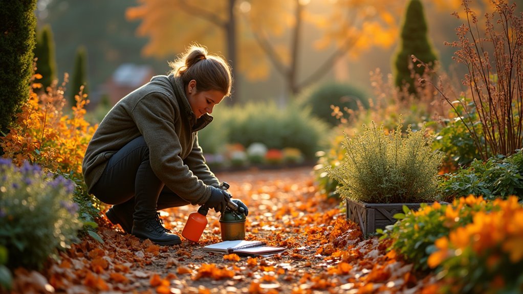 fall cleanup prevents overwintering pests