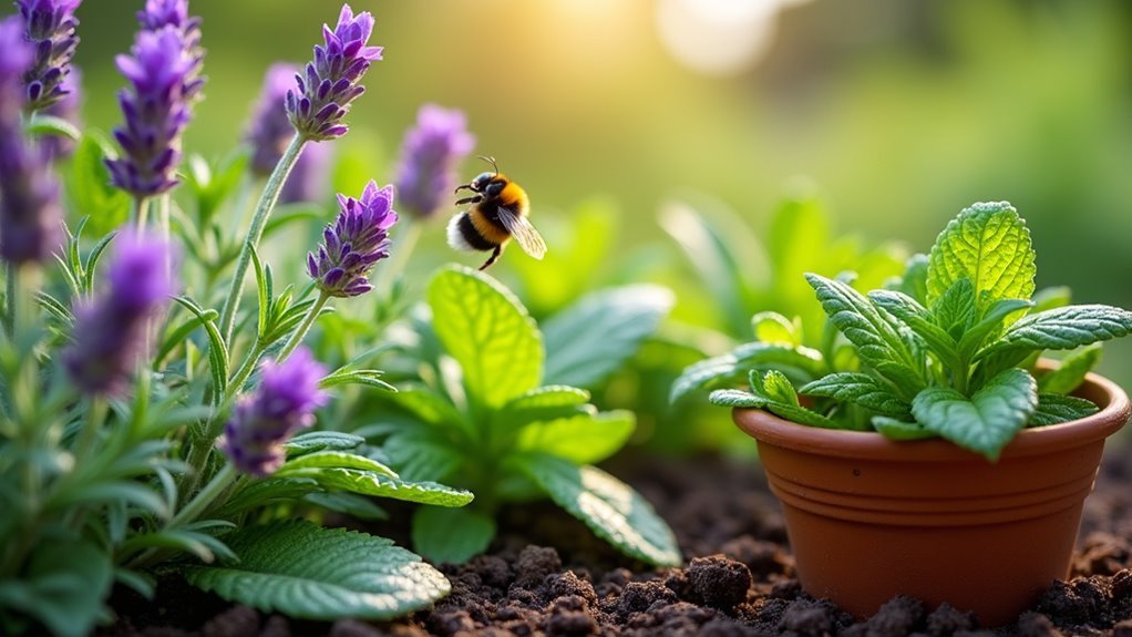 flea repelling yard plants