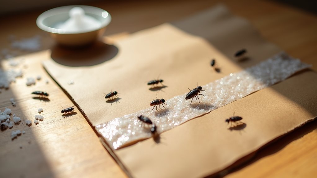 flea trap sticky cardboard