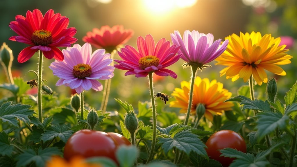 flower heroes protect vegetables