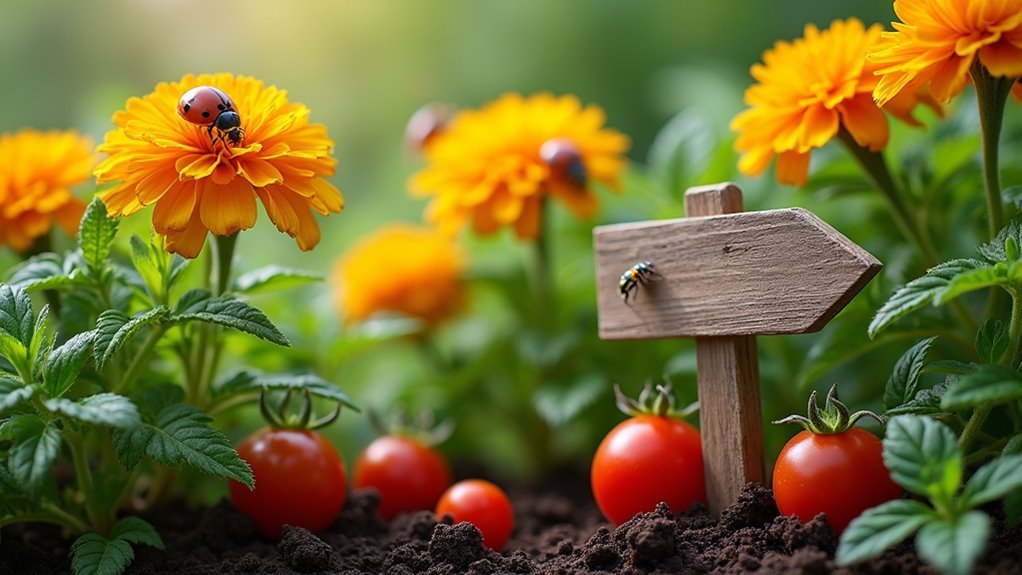 flowering companions attract beneficial insects
