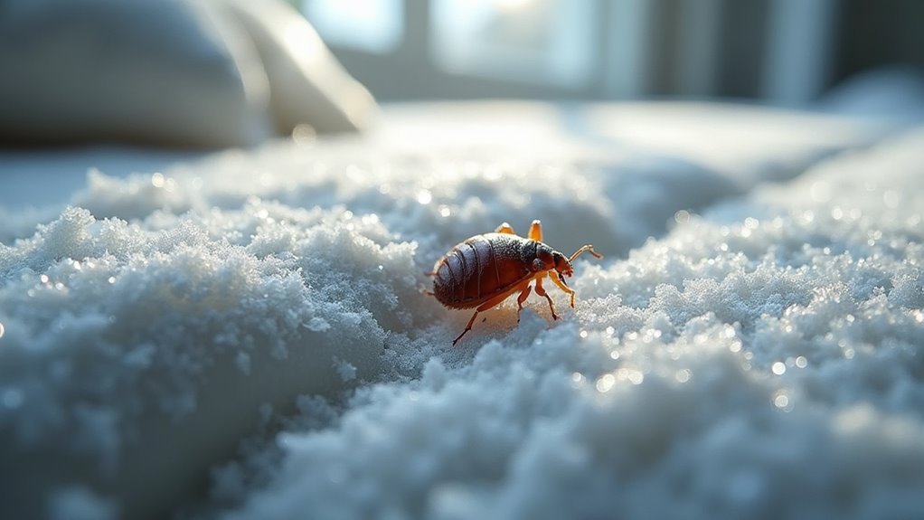 freezing ineffective for bed bugs