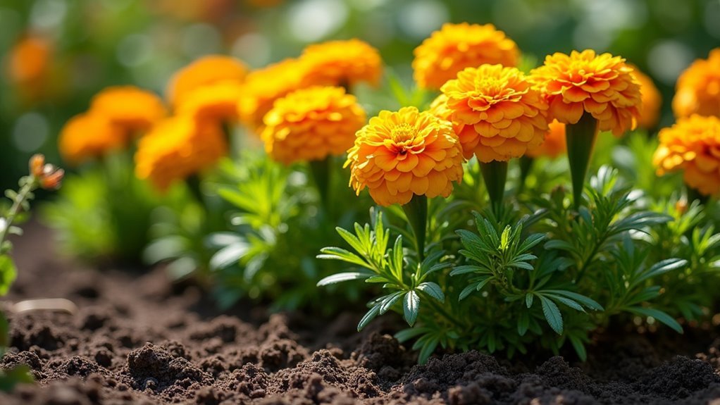 french marigolds control nematodes