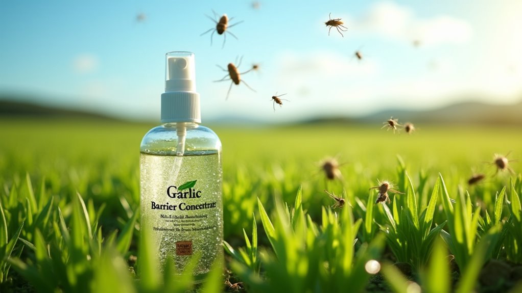 garlic concentrate for pest control