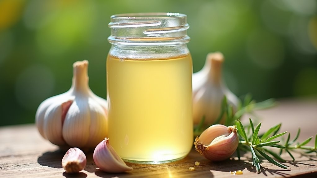 garlic infused spider deterrent solution
