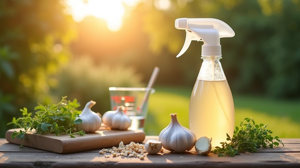 garlic infused spray preparation