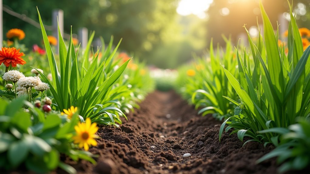 garlic intercropping for pest management