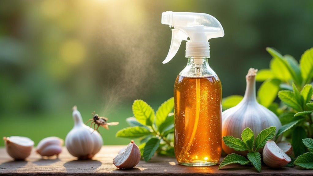 garlic mint pest spray ingredients
