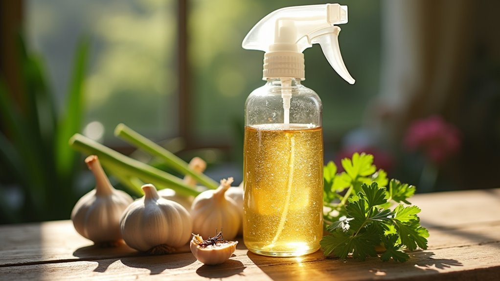 garlic onion pest deterrent spray