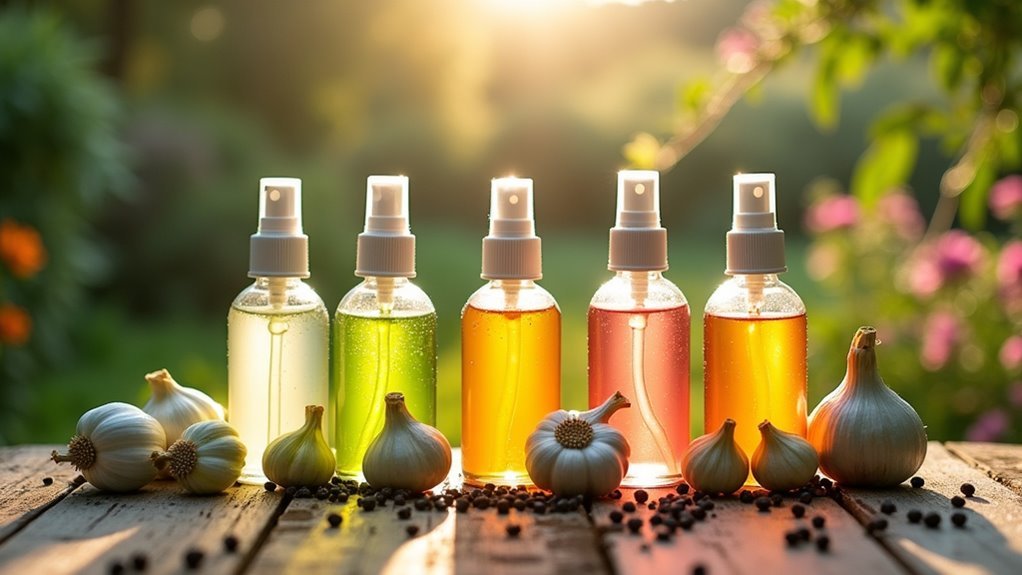garlic pepper sprays for pests