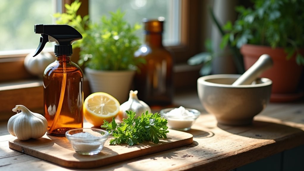 garlic pest deterrent preparation