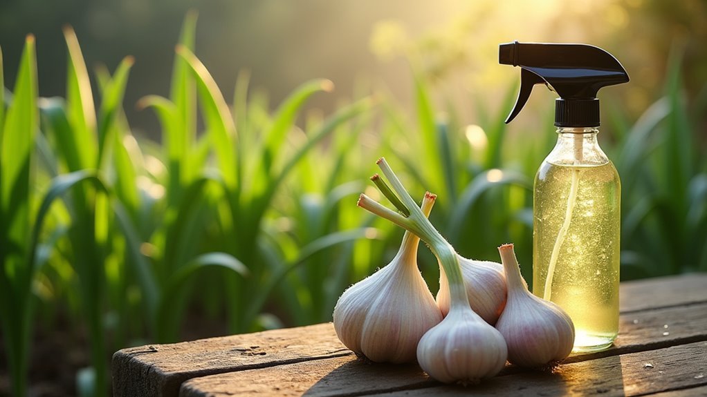 garlic repels and kills pests