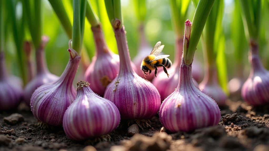 garlic repels garden pests