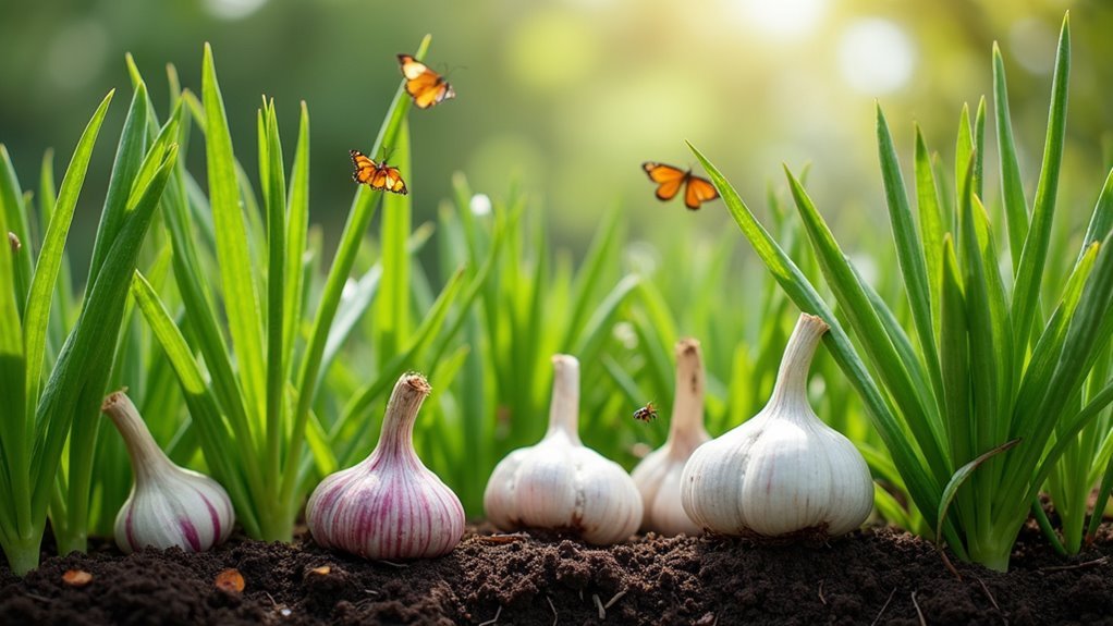 garlic repels onion pests