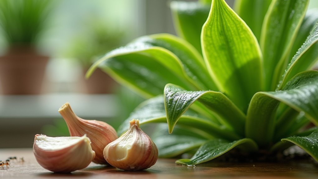 garlic repels pests naturally