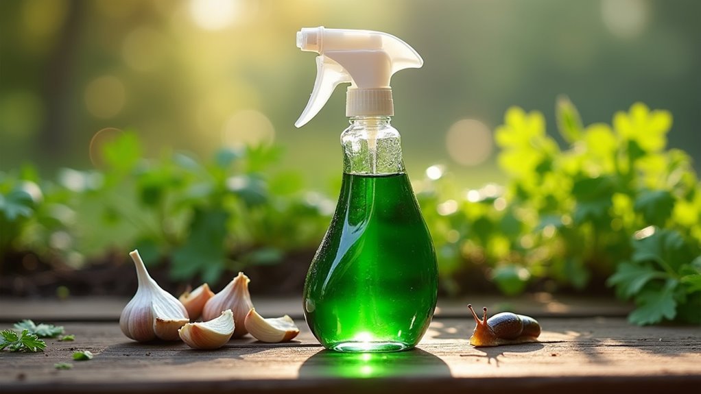 garlic repels slugs naturally