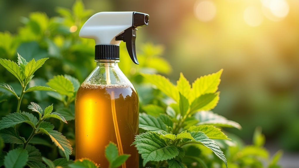 garlic spray deters pests