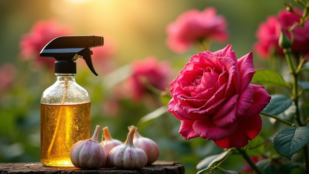 garlic spray for roses