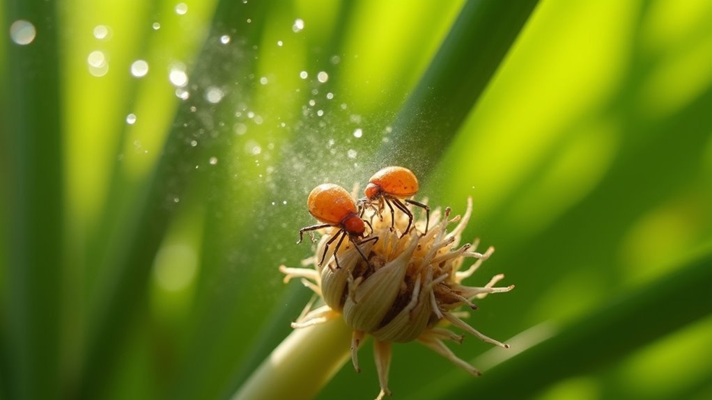 garlic spray suffocates insects