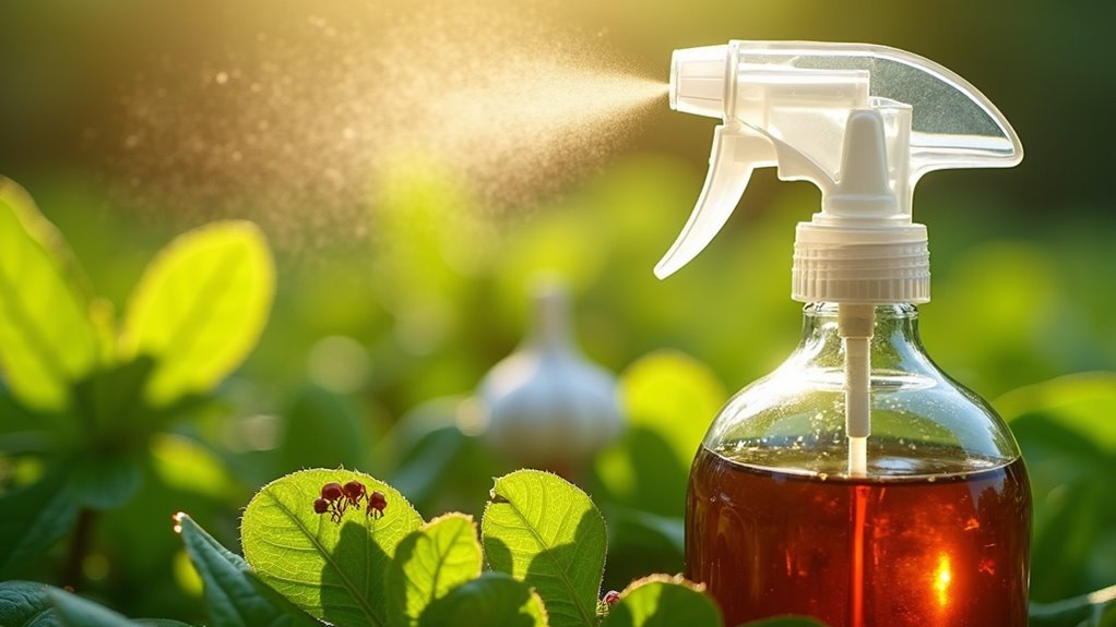 garlic vinegar pest spray