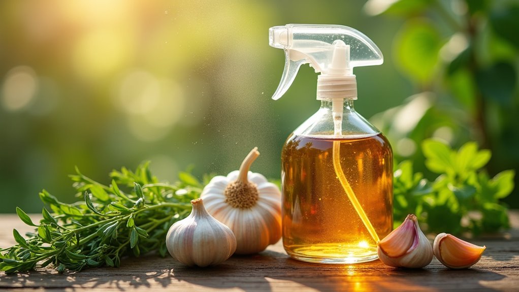 garlic vinegar spider spray