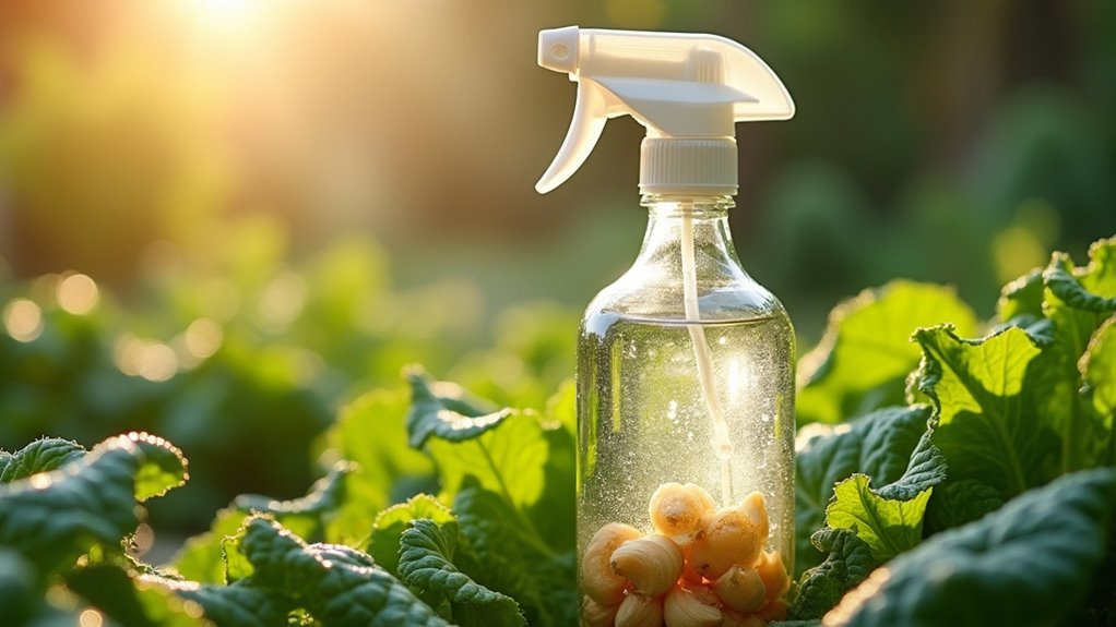 garlic water pest spray