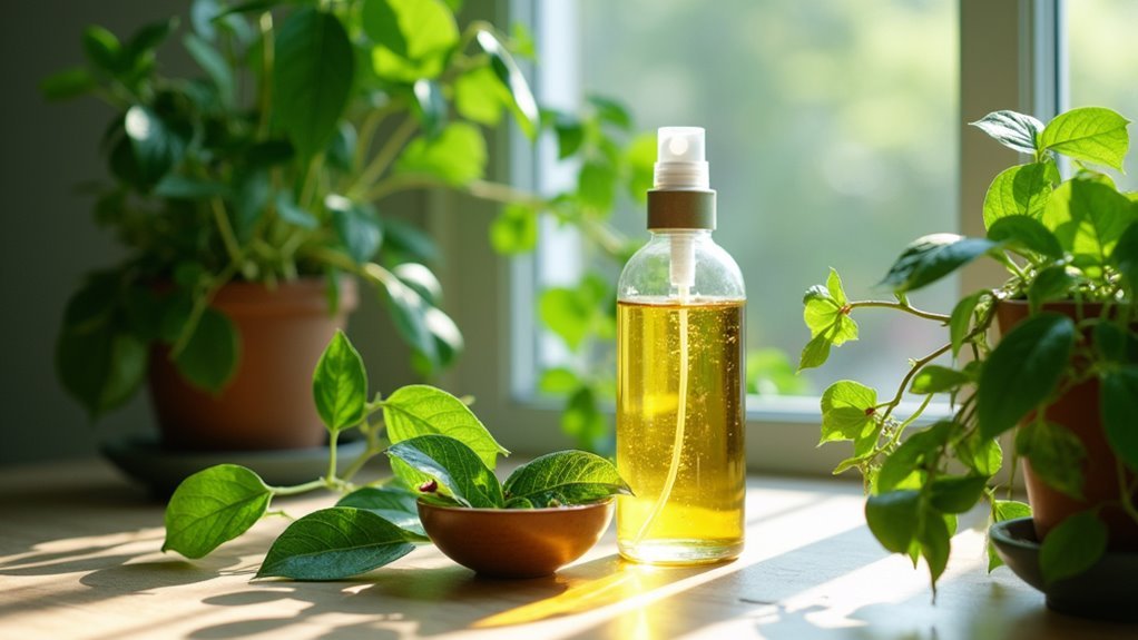 gentle neem oil application