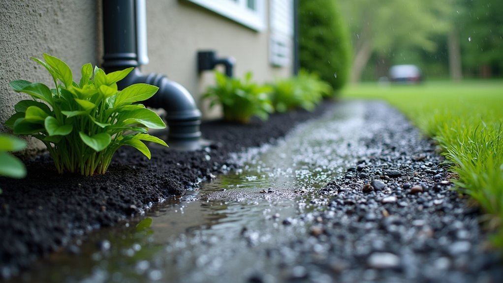 grade soil and improve drainage