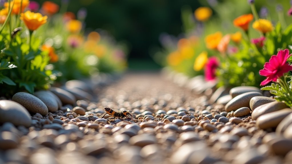 gravel barriers deter pests