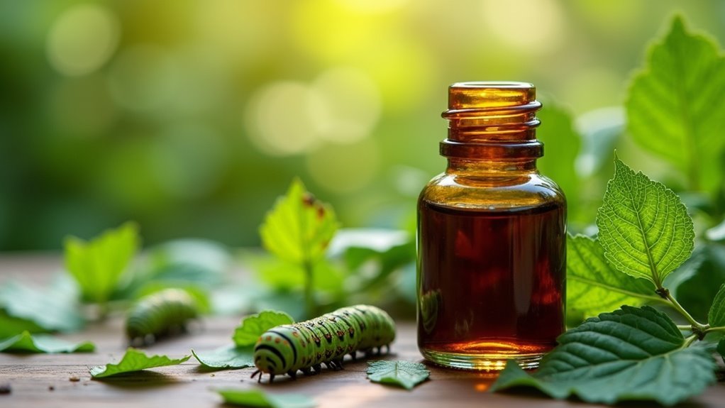 heavy neem oil application