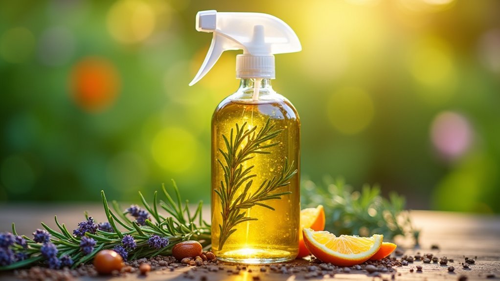 herb infused vinegar pest solution