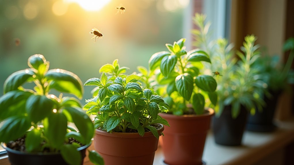 herbs repel flies indoors