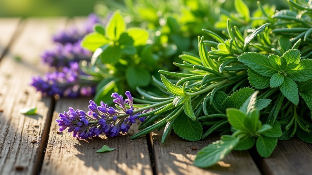 herbs repelling fleas effectively