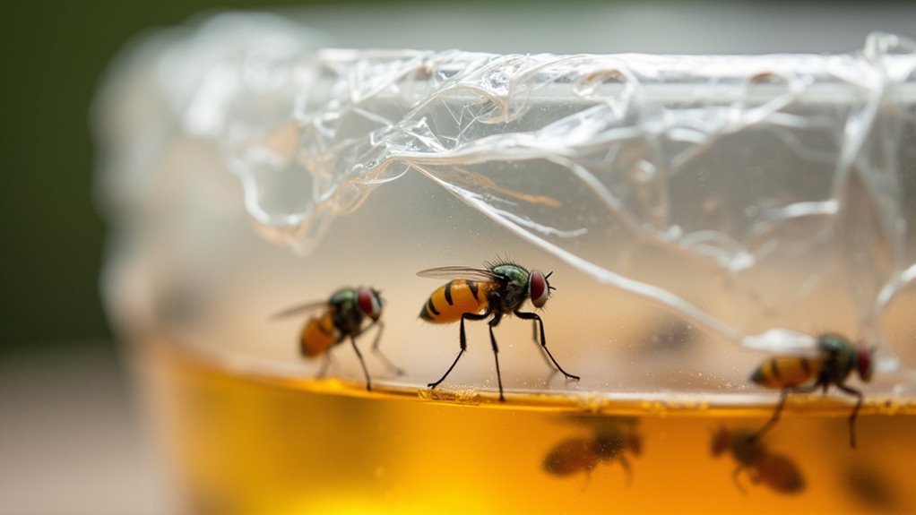 homemade fruit fly trap
