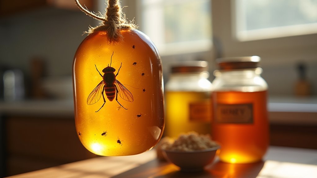 homemade sticky fly traps