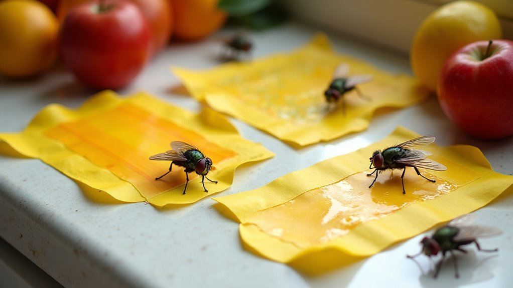 homemade sticky fly traps