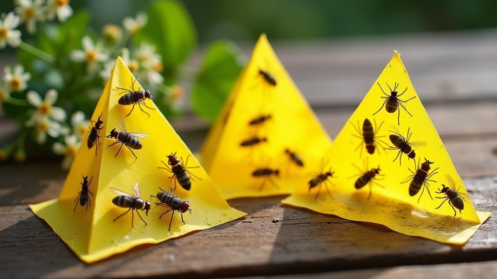 homemade sticky fly traps